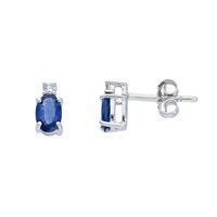 Orecchini Babila Milano Donna Colore in Oro bianco Zaffiro 1.01 Ct 121807 - 121807